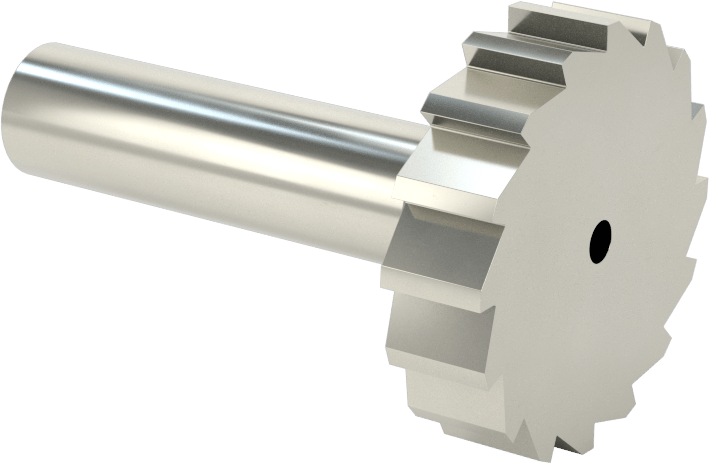 Karbür Anahtar Yuvası Parmak Freze, 1-1/2“ Freze Çapı x 3/8” Kalınlık, ANSI Anahtar Numarası 1212