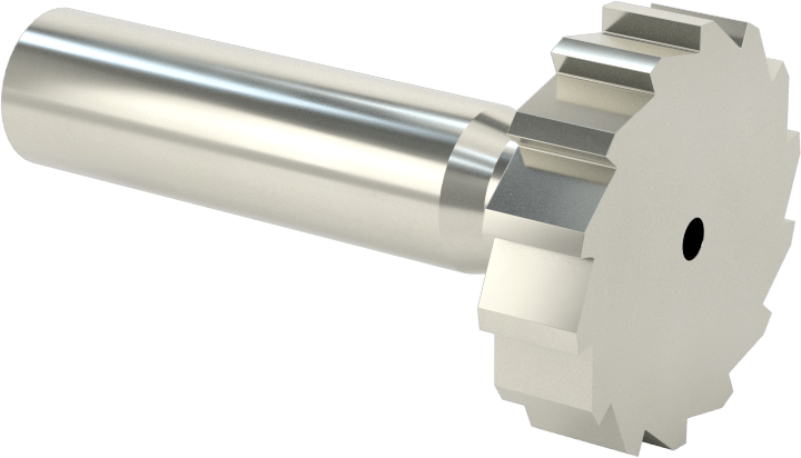 Karbür Anahtar Yuvası Parmak Freze, 1-1/4“ Freze Çapı x 5/16” Kalınlık, ANSI Anahtar Numarası 1010