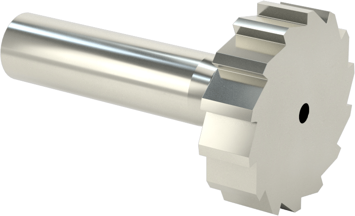 Karbür Anahtar Yuvası Parmak Freze, 1-3/8“ Freze Çapı x 3/8” Kalınlık, ANSI Anahtar Numarası 1211