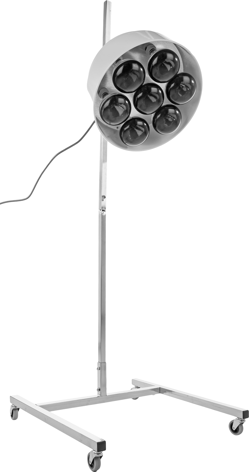 Ayarlanabilir Sıcaklık Ayarlı Mobil Isıtma Lambası, Ampuller Dahildir, 120V AC/DC
