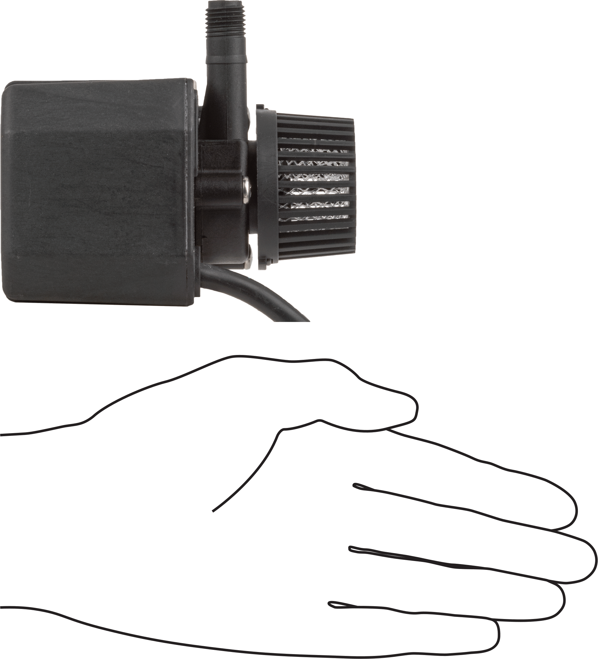 Su için Dalgıç Pompa, 1/25 hp, 115V AC