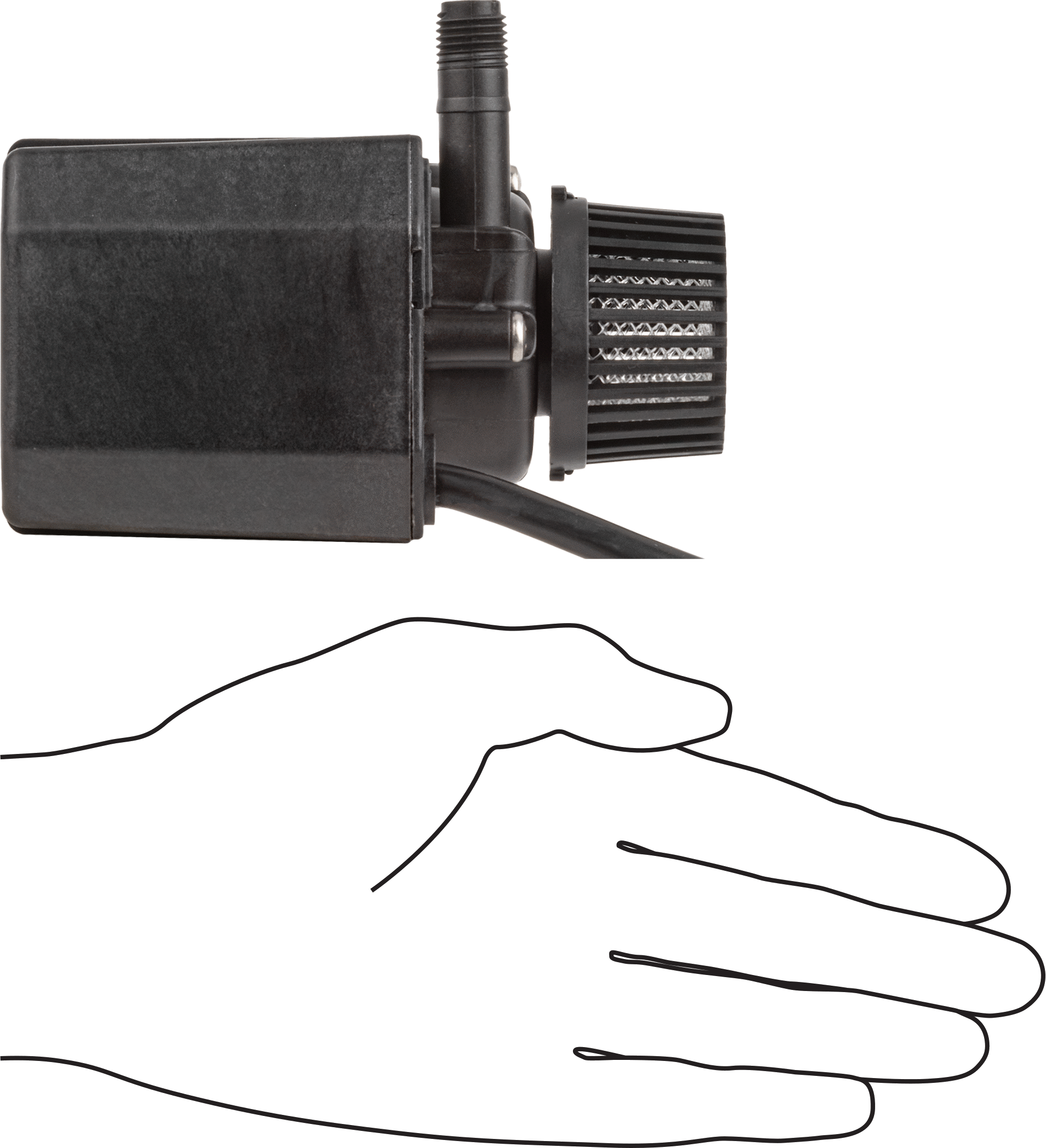 Su için Dalgıç Pompa, 1/15 hp, 115V AC