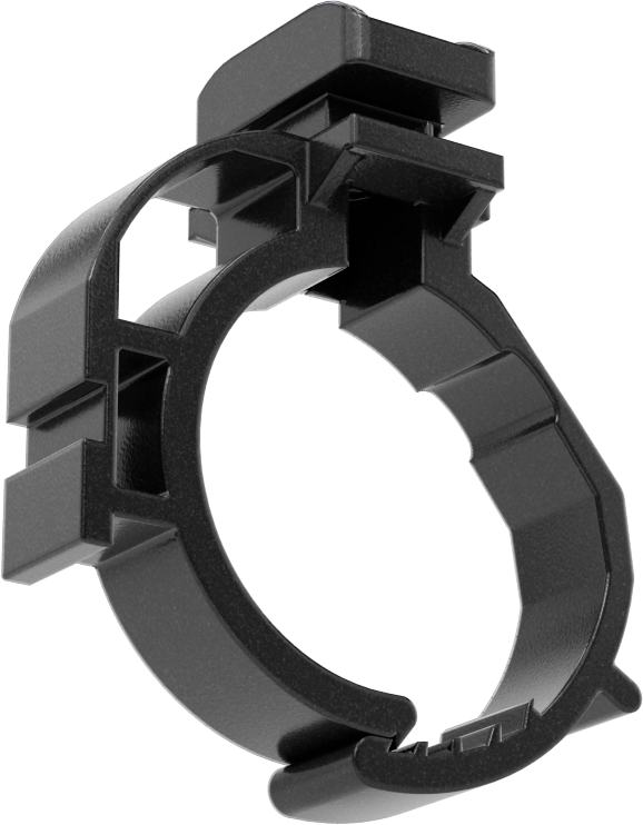 Naylon Plastik Sıkıştırma Askısı, 1-7/8" ila 2-1/8" ID