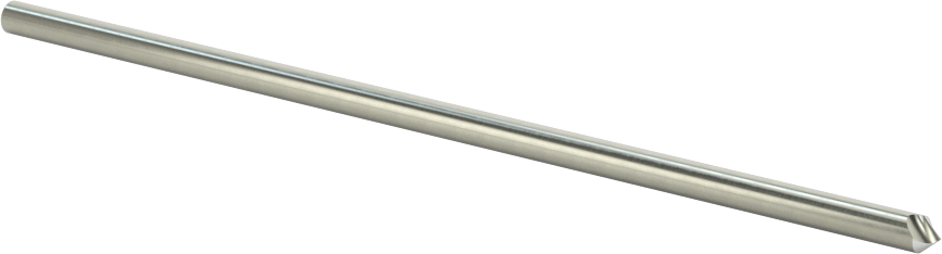 Vidalar için Uzun Uçlu Havşa Açıcı, 1 Yiv, 1/8" Gövde Çapı