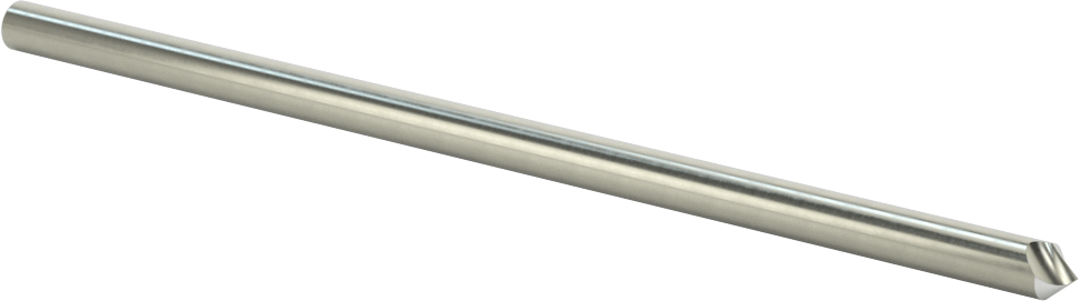 Vidalar için Uzun Uçlu Havşa Açıcı, 1 Yiv, 1/4" Gövde Çapı