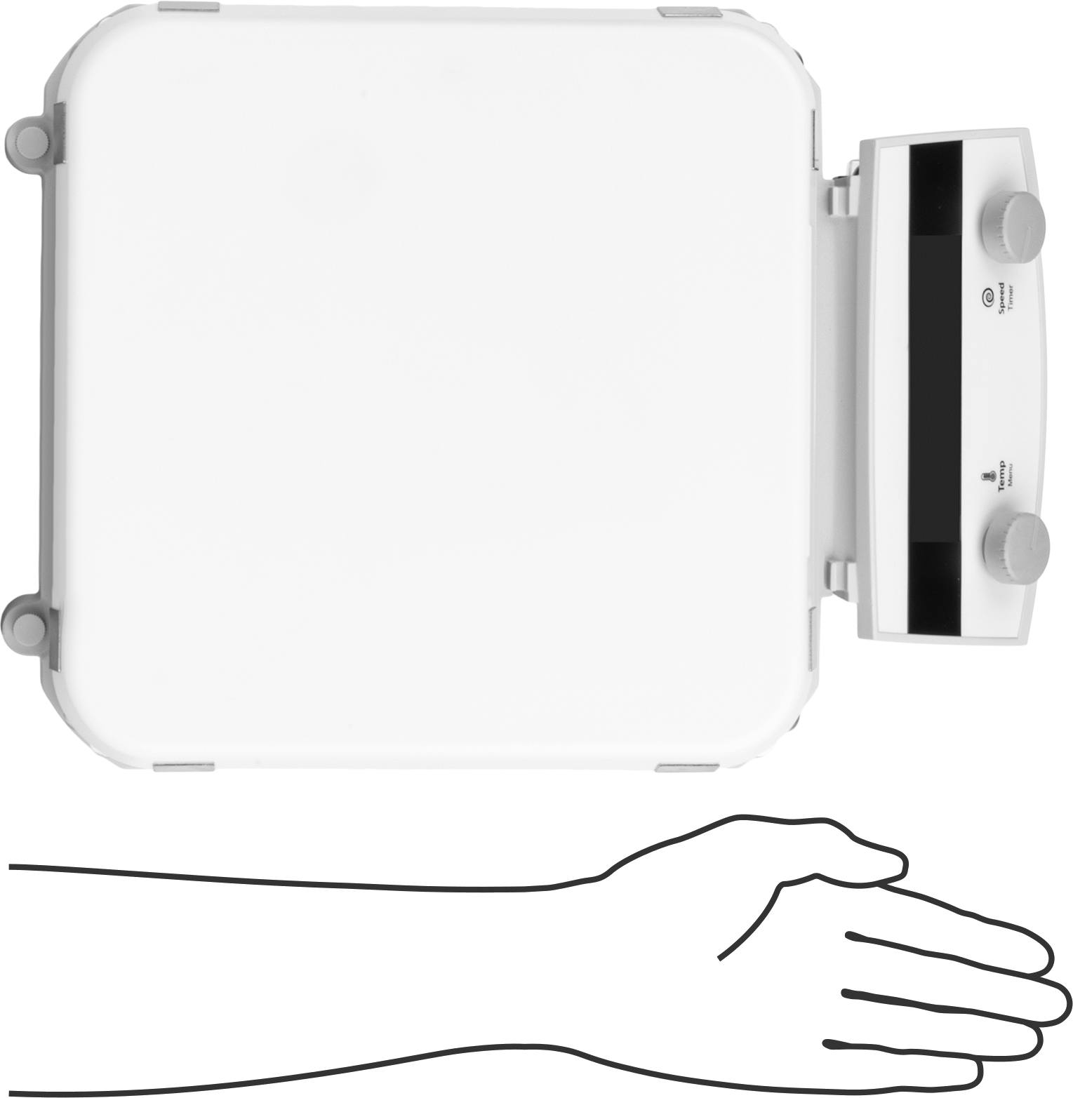 Cam Kaplar için Isıtma Plakası, Karıştırmalı Isıtma Plakası, 10“ x 10” Isıtma Yüzeyi