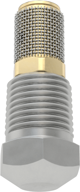 Sisleme Nozulu, Tam Koni, 416 Paslanmaz Çelik, 1/8 NPT Erkek, 40 PSI'da 1,26 gph