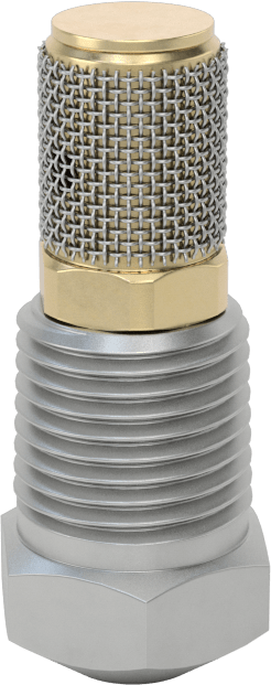 Sisleme Nozulu, Tam Koni, Pirinç, 1/8 NPT Erkek, 40 PSI'da 0,63 gph