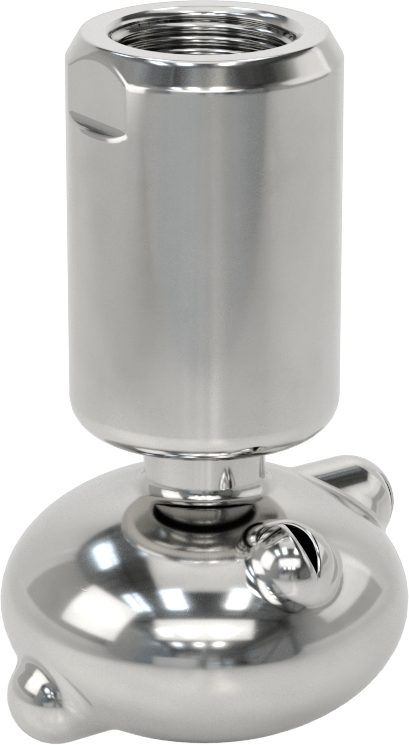 316 Paslanmaz Çelik Dönen Tank Yıkama Nozulu, 3/4 NPT Dişi, 20 PSI'da 16 gpm