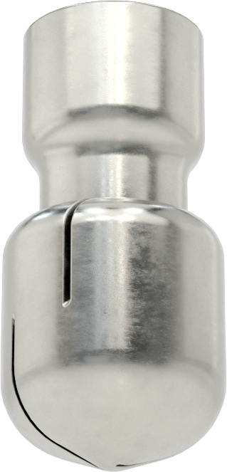 316 Paslanmaz Çelik Dönen Tank Yıkama Nozulu, 3/8 NPT Dişi, 20 PSI'da 12,1 gpm Akış Hızı