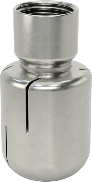 316 Paslanmaz Çelik Dönen Tank Yıkama Nozulu, 1/8 NPT Dişi, 20 PSI'da 1,51 gpm Akış Hızı