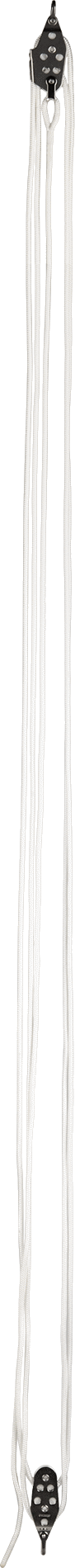 Paslanmaz Çelik ve Plastik Kasnaklı Vinç, Kelepçe Frenli, 1/4 Ton/660 lbs. Kapasite