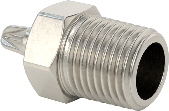 Hava Nozulu, 1/8 NPT Erkek Giriş, 316 Paslanmaz Çelik, 3 CFM @ 100 PSI