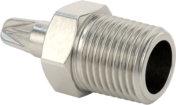 Hava Nozulu, 1/8 NPT Erkek Giriş, 316 Paslanmaz Çelik, 5 CFM @ 100 PSI