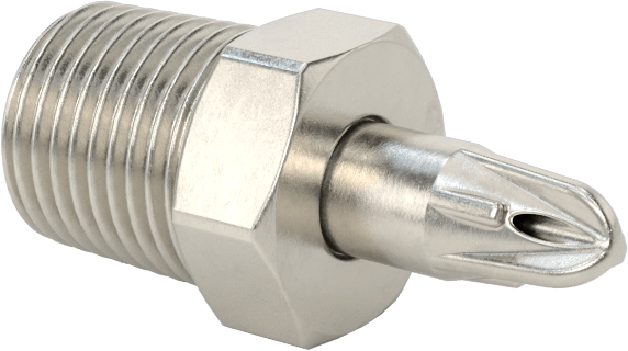 Hava Nozulu, 1/8 NPT Erkek Giriş, 316 Paslanmaz Çelik, 5 CFM @ 100 PSI
