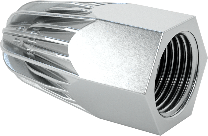 Hava Nozulu, 1/2 NPT Dişi Giriş, Çinko, 73 CFM @ 100 PSI