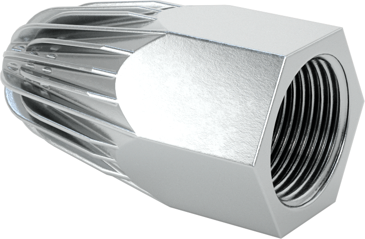Hava Nozulu, 3/4 NPT Dişi Giriş, Çinko, 110 CFM @ 100 PSI