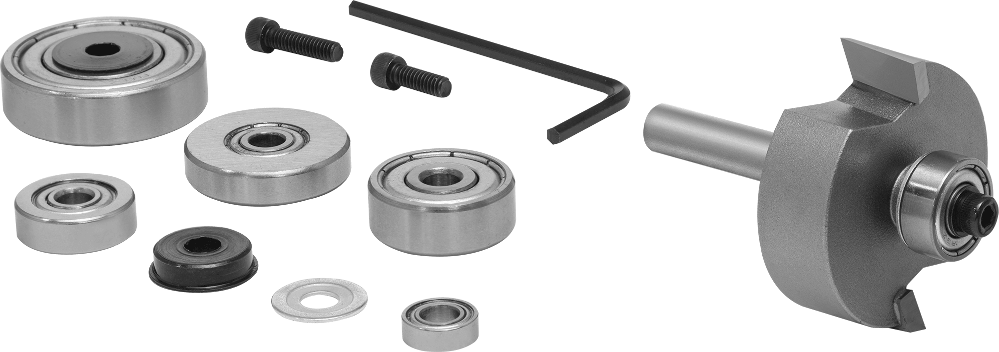Ahşap Birleştirme için Freze Ucu, Rabbet Stili, 1-3/8" Kesme Çapı