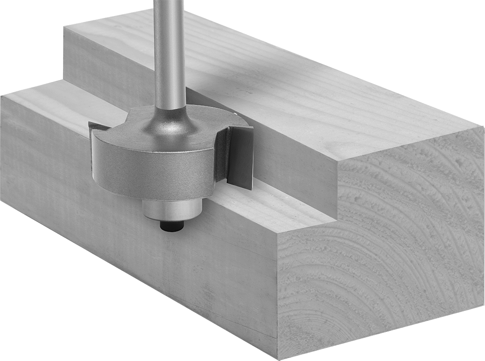 Ahşap Birleştirme için Freze Ucu, Rabbet Stili, 1-3/8" Kesme Çapı