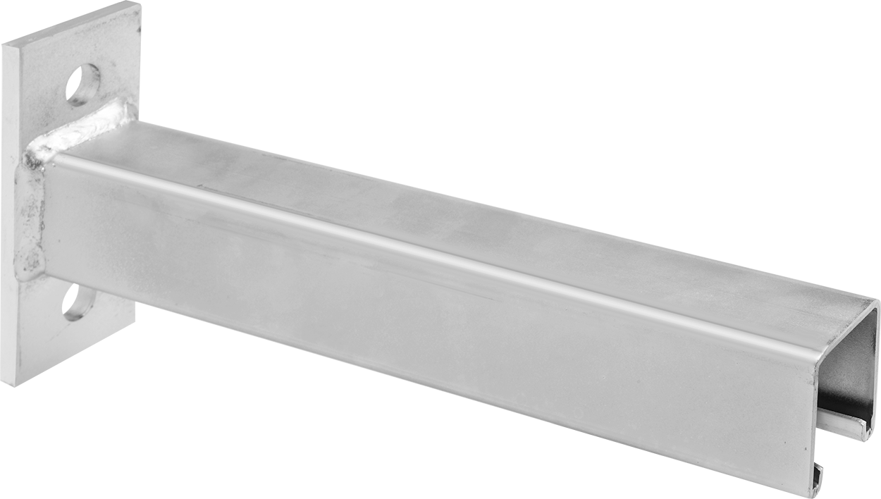 Montaj Plakalı Strut Kanalı, Yüzey Montaj Plakalı Katı, Galvanizli Çelik