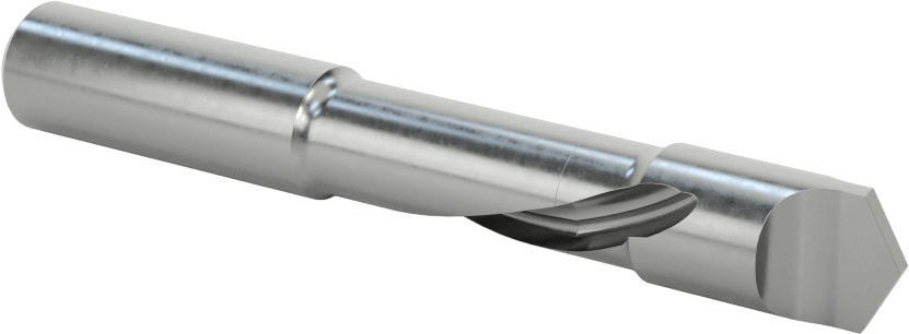 Panel Pilot Freze Ucu, Kaplamasız Yüksek Hızlı Çelik, 1/2" Kesme Çapı, 1-1/4" Kesme Uzunluğu