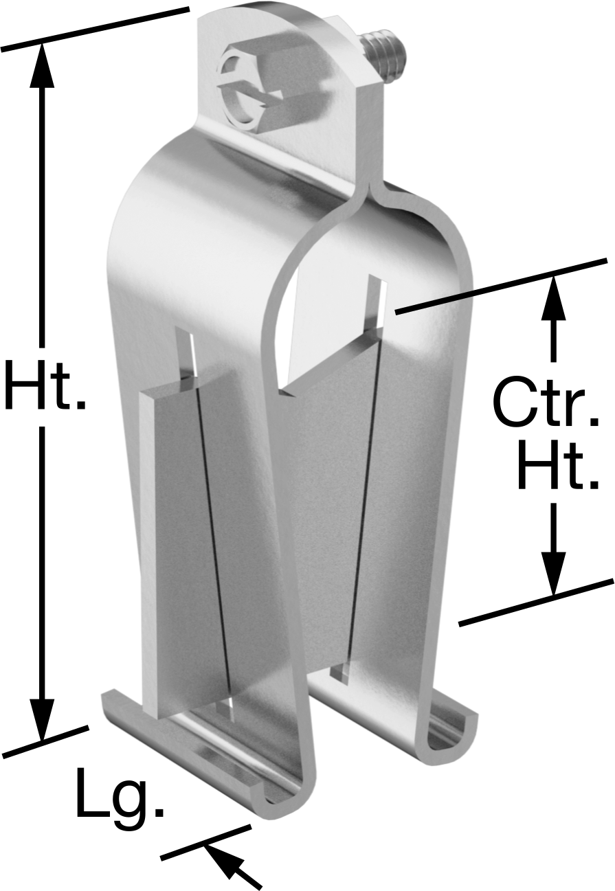 Yükseltilmiş Dikme Montajlı Metal Yönlendirme Kelepçesi, Paralel Montaj, 1-1/16" ID