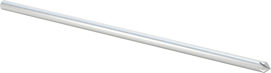 Vidalar için Uzun Uçlu Havşa Açıcı, 6 Yiv, 1/8" Gövde Çapı
