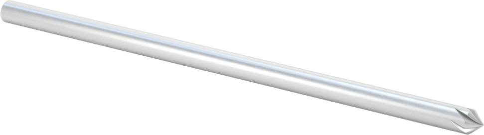 Vidalar için Uzun Uçlu Havşa Açıcı, 6 Yiv, 1/4" Gövde Çapı