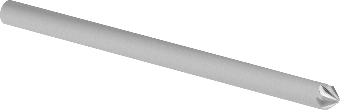 Vidalar için Uzun Uçlu Havşa Açıcı, 6 Yiv, 3/8" Gövde Çapı