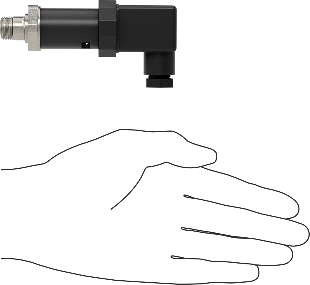 Basınç Transmitteri, 4-20 mA Çıkış, DIN A Tel Bağlantısı, 0-100 PSI