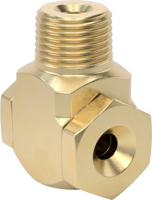 Dik Açı Tam Konik Püskürtme Nozulu, 1/2 NPT Erkek, 20 PSI'da 4,3 gpm