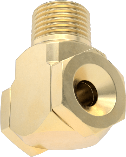 Dik Açı Tam Konik Püskürtme Nozulu, 1/2 NPT Erkek, 20 PSI'da 6,9 gpm