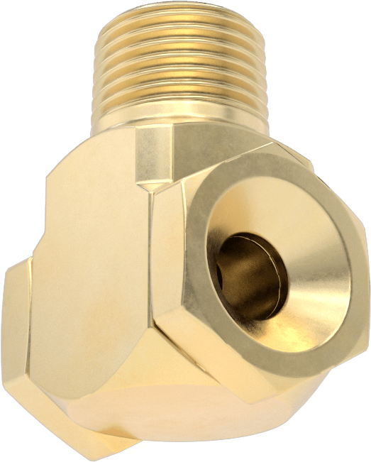 Dik Açı Tam Konik Püskürtme Nozulu, 1/2 NPT Erkek, 20 PSI'da 10,2 gpm