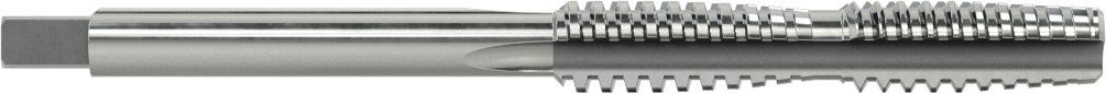 Trapez Dişli Tap, M12 x 3 mm Diş Boyutu, 2,56 inç Diş Uzunluğu