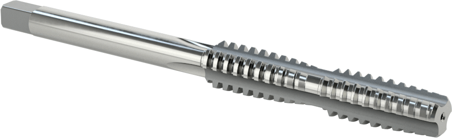 Trapez Dişli Tap, M12 x 3 mm Diş Boyutu, 2,56 inç Diş Uzunluğu