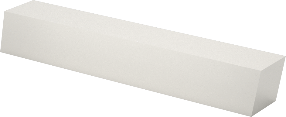 Torna Takım Ham Parçası, M2 Yüksek Hızlı Takım Çeliği, 3/4“ Genişlik x 3/4” Yükseklik Şaft, Kare