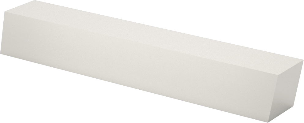 Torna Takım Ham Parçası, M2 Yüksek Hızlı Takım Çeliği, 7/8“ Genişlik x 7/8” Yükseklik Şaft, Kare