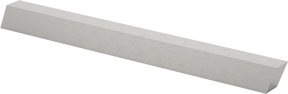 Torna Takım Ham Parçası, M35 Yüksek Hızlı Takım Çeliği, 3/8“ Genişlik x 1/2” Yükseklik Şaft