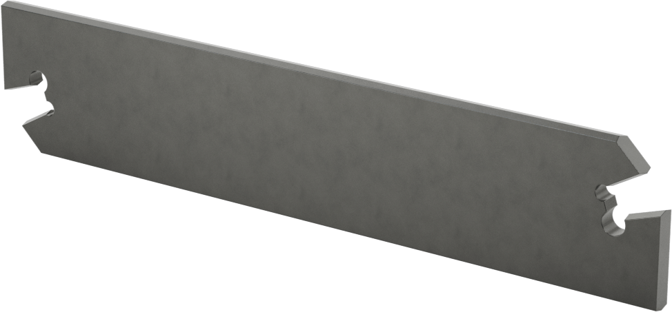 Bıçak Tipi Tutucu, Kesme ve Yiv Açma Karbür Ucu için 5-7/8“ Uzunluk x 0,156” Genişlik