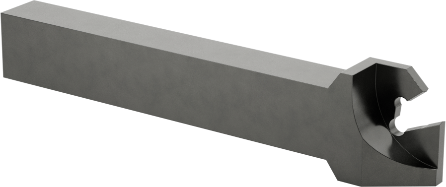 Sap Tipi Tutucu, 1/2" Genişlik, Kesme ve Yiv Açma Karbür Ucu için 5/8" Yükseklikli Şaft