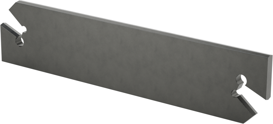 Bıçak Tipi Tutucu, Kesme ve Yiv Açma Karbür Ucu için 4-5/16“ Uzunluk x 1/8” Genişlik