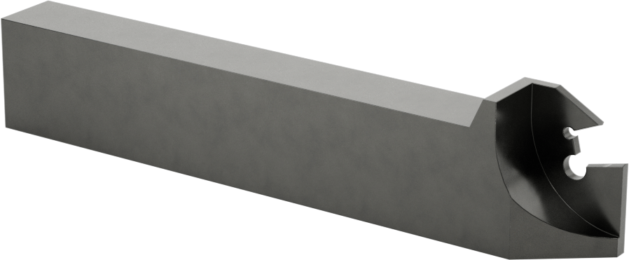Sap Tipi Tutucu, 1/2" Genişlik, Kesme ve Yiv Açma Karbür Ucu için 3/4" Yüksek Şaft
