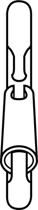 Straight Open Latch Position