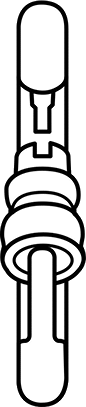 Straight Open Latch Position