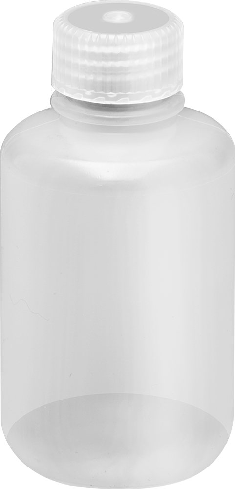 Yarı Şeffaf LDPE Plastik Şişe, 4 FL. oz./125 ml Kapasite, 1" Ağız Dış Çapı