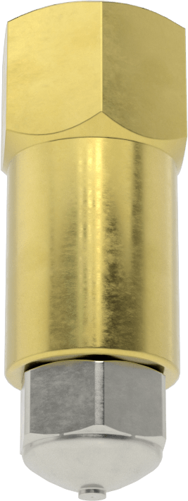 Tam Koni Damlamayan Sisleme Nozulu, 303 Paslanmaz Çelik, 1/8 NPT Dişi, 100 PSI'da 0,59 gph