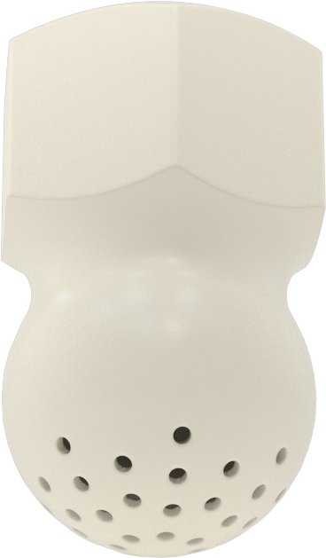 Tank Yıkama Nozulu, Naylon Plastik, 1/2 NPT Dişi, 20 PSI'da 12,5 gpm