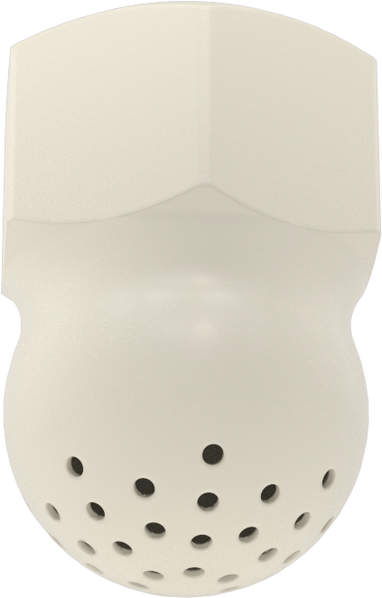 Tank Yıkama Nozulu, Naylon Plastik, 3/4 NPT Dişi, 20 PSI'da 26 gpm