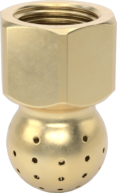 Tank Yıkama Nozulu, Pirinç, 1/2 NPT Dişi, 20 PSI'da 13 gpm