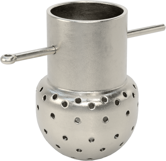 Tank Yıkama Nozulu, Pim Bağlantılı, 316 Paslanmaz Çelik, 3/4" Dişi Boru İç Çapı, 22 gpm @ 20 PSI